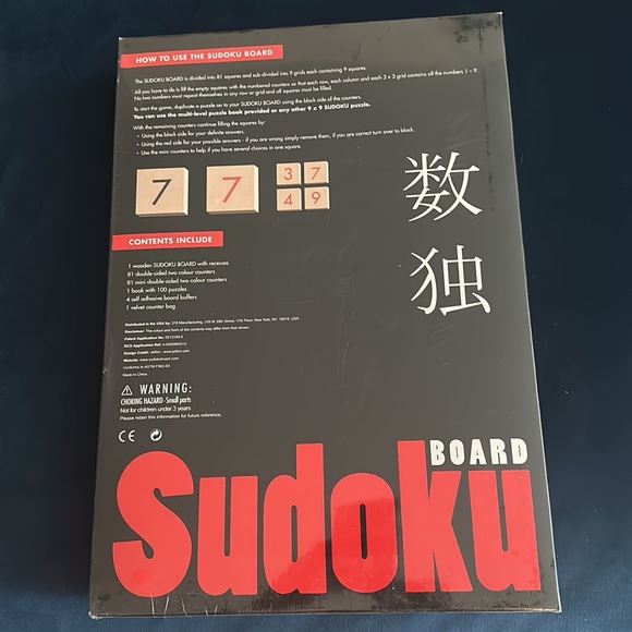 Factory Sealed Sudoku board game. Great for the solo or group.  Vintage - Picture 2 of 3